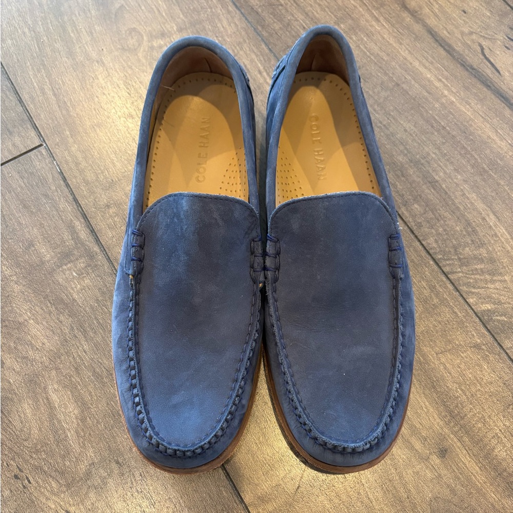 Cole Haan Blue Suede Shoes